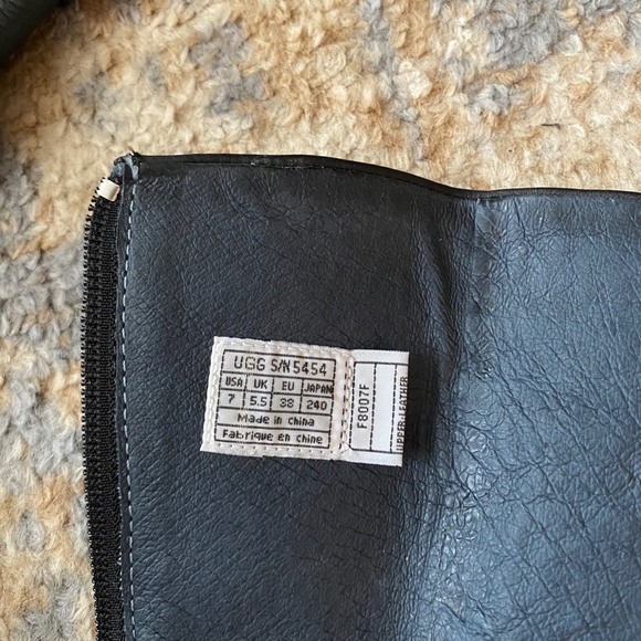 UGG Caroline High Heel Boot Black US 7 - Picture 5 of 8